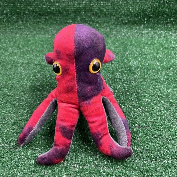 Rock Republic Toys Wild Republic Red Purple Octopus Plush